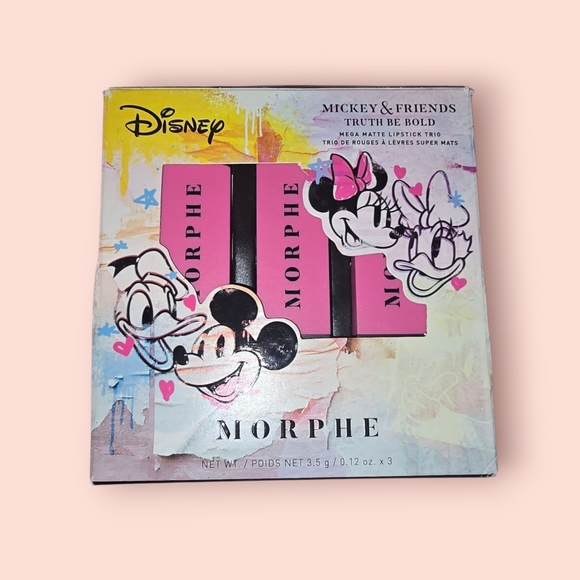 Morphe Other - Morphe Mickey & Friends Truth Be Bold Mega Matte Lipstick Trio Disney Limited Ed